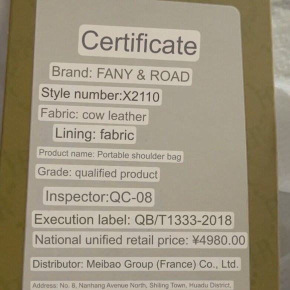 Fany Road Galaxy Print Leather Handbag - Picture 10 of 12